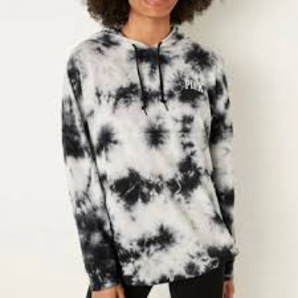 NWT VS Pink Campus hooded Tee sz XXL